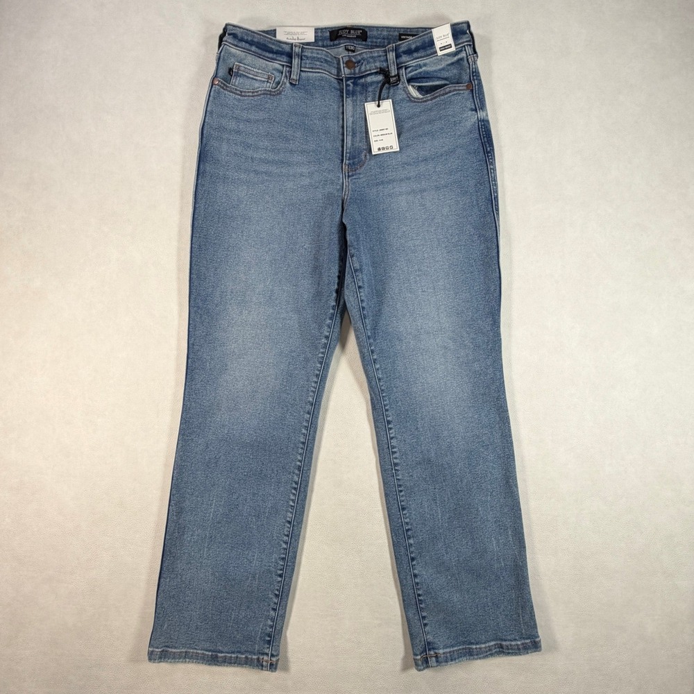 Judy‎ Blue Womens 11/30 Vintage Straight High Waist Jeans Medium Stretch Denim